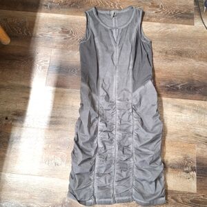 XCVI Light Charcoal Gray Sleeveless Dress, Large RN#123923